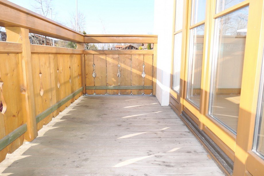 15-Balkon Erdgeschosswohnung Lenggries