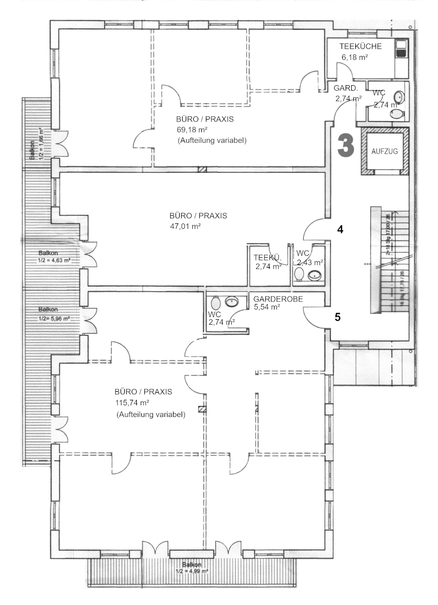 08-Grundri�-NR-3-ca-Ma�e B�rohaus Wackersberg
