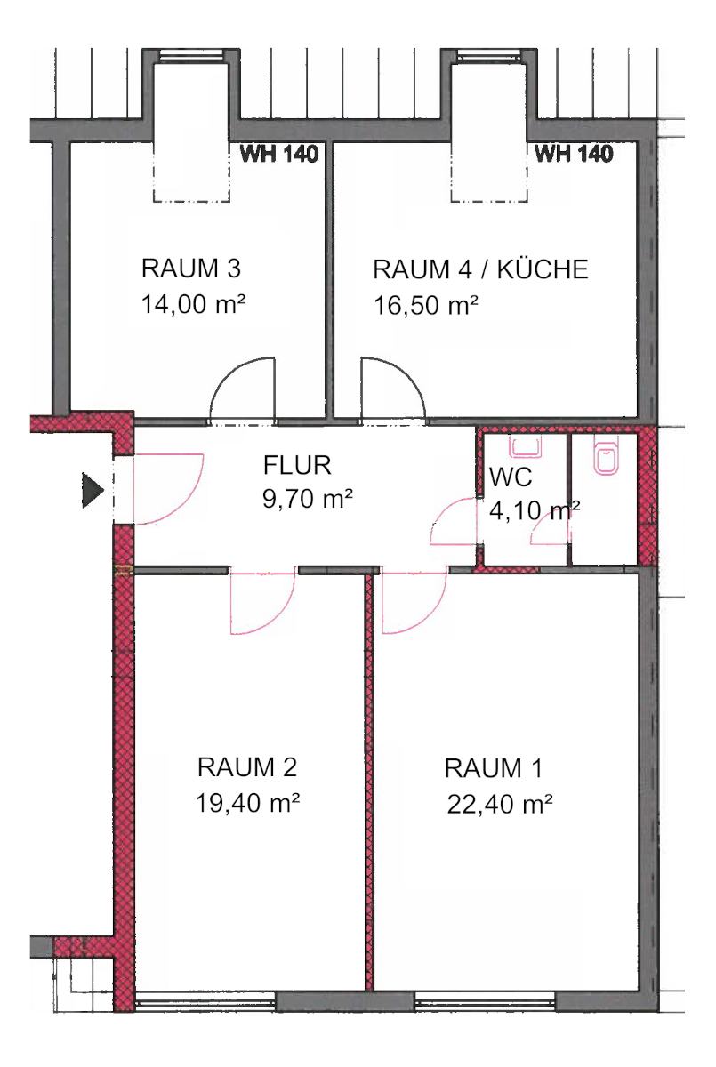 14-Grundri�-ca-Ma�e B�rohaus Bad T�lz